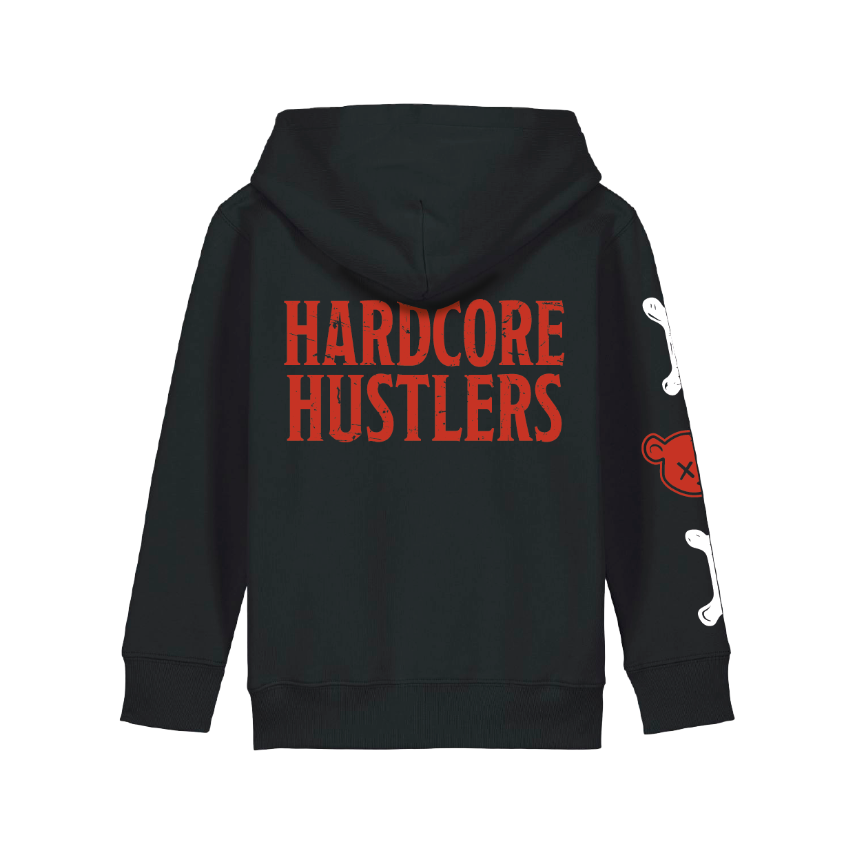 Hardcore Hustlers BON3S KIDS HOODIE