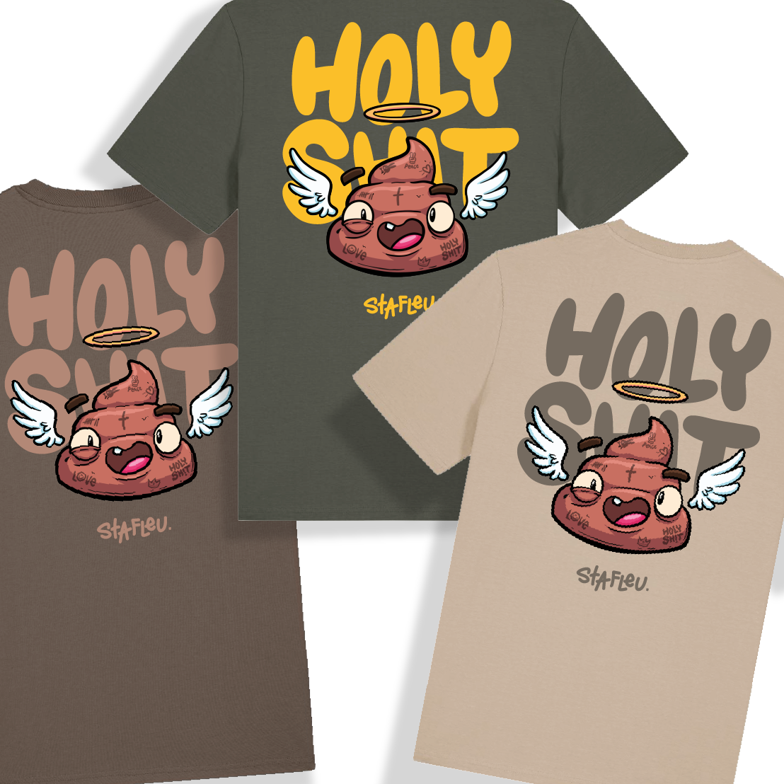 STAFLEU T-Shirt HOLYSH!T